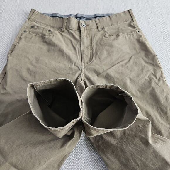 Member's Mark Mason Chino Men's W34xL32 Green Stretch Style M721480 5 Pocket - Picture 4 of 16